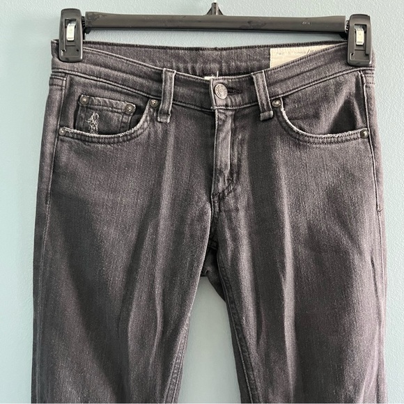 Rag & Bone Distressed Skinny Jeans - Picture 2 of 12